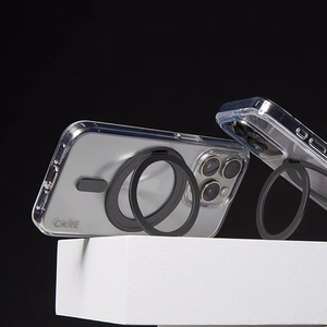 CARE by PanzerGlass Feature Kickstand suojakuori iPhone 16 Pro 6.3' musta/musta MagSafe 1322