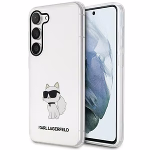 Karl Lagerfeld KLHCS23MHNCHTCT S23+ S916 läpinäkyvä kovakuori Ikonik Choupette