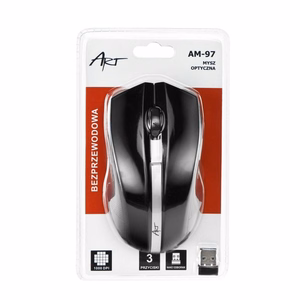 ART langaton tietokonehiiri 2,4G 1000 dpi AM-97 musta
