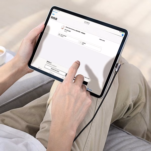 Ugreen US255 50125 USB-C (suora) / USB-C (kulma) PD QC -kaapeli 60W 3A 2m - harmaa