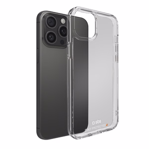 SBS D3O iPhone 15 Pro Max Suojakuori - läpinäkyvä