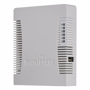 Tukiasema MIKROTIK RB951UI-2HND, IEEE 802.11b/g/n, 1xUSB 2.0, 5x10/100M