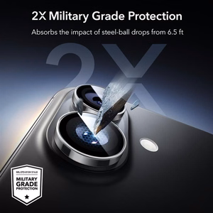 ESR Armorite Camera Cover for iPhone 16 / 16 Plus / 17 - Transparent