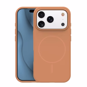 Silicone Thin Mag kotelo iPhone 17 Pro Max 6,9" karamelli