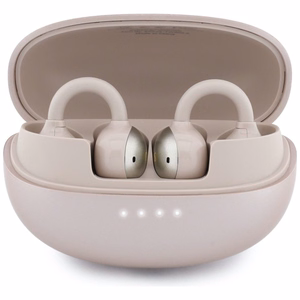 Wireless earphones OWS Guess Metalic Finish Electropated Parts Classic Logo pink