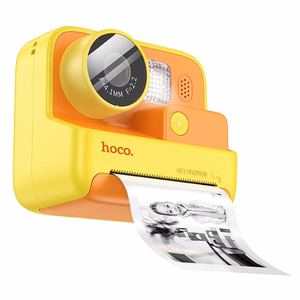 Digitaalinen lastenkamera tulostimella Hoco 1MP 2,0" HD Ready DV200 keltainen