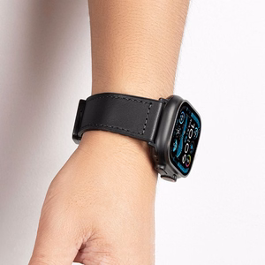 Hihna Apple Watch:lle Forcell F-Design FA21 magneettinen ekologinen nahka 42 / 44 / 45 / 49 mm ruskea