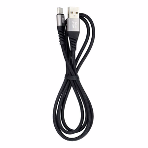 Kaapeli USB A - USB C Blue Star 3A 20W PD QC4.0 punoksella 1,2 m TFK-DC-003 musta