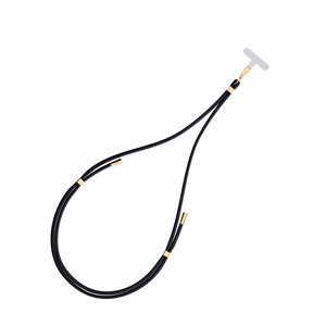 3mk EasyClip puhelimen kaulahihna, musta (kultaiset osat)