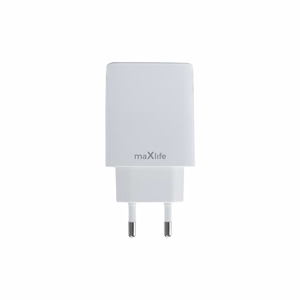 Maxlife MXTC-10-20AC PD QC charger 1x USB-C 1x USB 20W white