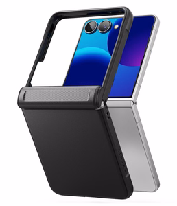 Ringke Onyx Flap suojakuori mallille Samsung Galaxy Z Flip 8 – musta