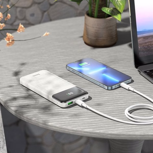 Varavirtalähde (f) Hoco 10000 mAh QC3.0 PD 3A 20W J102 valkoinen