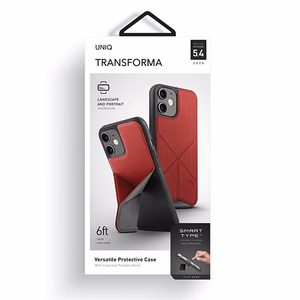 Uniq Transforma -kotelo iPhone 12 mini - punainen