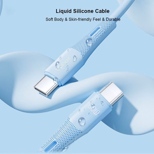 T-PHOX KAAPELI GENTLE USB-C/USB-C 60W MUSTA