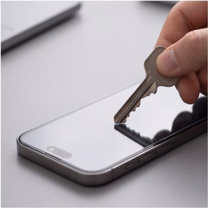 Tech-Protect MagOne CC MagSafe suojakuori ja 2 kpl karkaistuja laseja malleille iPhone 18 Pro Max / 17 Pro Max, läpinäkyvä oranssi