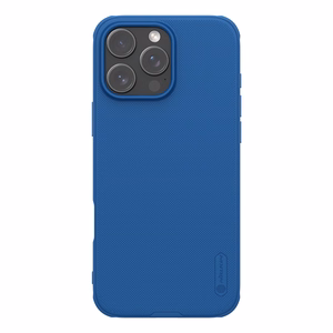 Nillkin Super Frosted Shield Pro kotelo iPhone 16 Pro - sininen