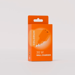 COLORUM wall charger USB-A + USB-C PD 30W CLS30-AC-10 xOrange