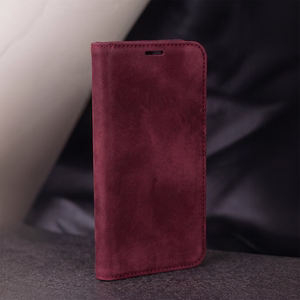 Smart Suede suojakuori Samsung Galaxy A16 5G viininpunainen