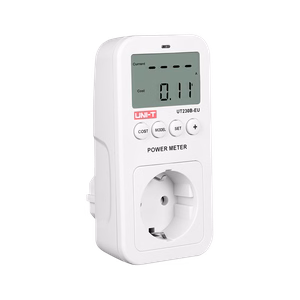Uni-T UT230B-EU -pistorasia energiankulutusmittarilla