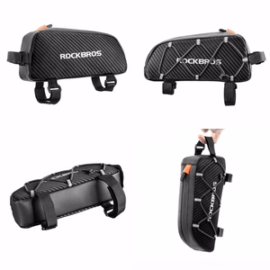 Rockbros 039BK punottu 1 l polkupyörän runkolaukku – musta