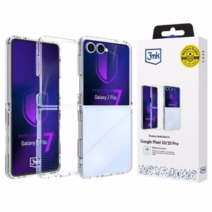 3mk Armor Suojakuori Samsung Galaxy Z Flip 7:lle - läpinäkyvä