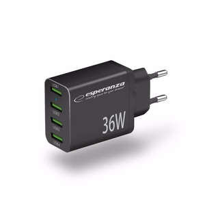 Esperanza EZC107K verkkolaturi 36W musta