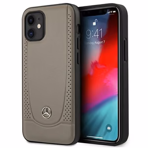 Mercedes Urban Line -kotelo iPhone 12 mini - ruskea