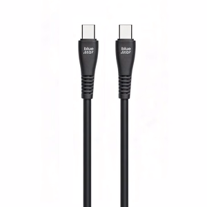 Kaapeli USB C - USB C Blue Star 3A 60W QC4.0 1 m PJ-DQ1-C musta