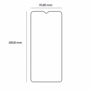 Karkaistu 2,5D suojalasi Samsung Galaxy A23 4G / A23 5G / M23 5G