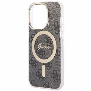 Guess 4G MagSafe suojakuori iPhone 14 Pro:lle - musta