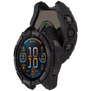 Tech-Protect Defense Air Suojakuori Garmin Fenix 8 51mm:lle - musta