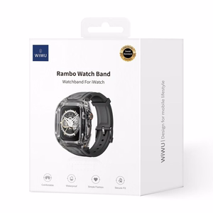 WiWU - Wi-WB013 Rambo Watch Band 49mm - musta