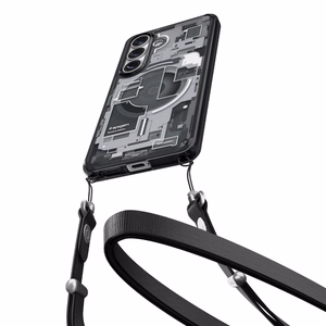 Spigen Ultra Hybrid Mag MagSafe suojakuori Samsung Galaxy S26:lle Zero One musta