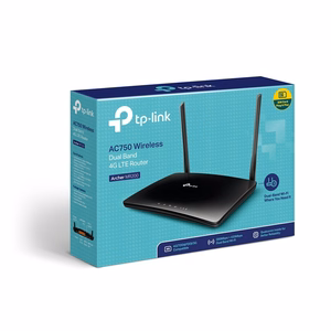 TP-LINK Wireless Router 733 Mbps IEEE 802.11a IEEE 802.11b IEEE 802.11g IEEE 802.11n IEEE 802.11ac 1 WAN 3x10/100M DHCP Number of antennas 5 4G ARCHERMR200