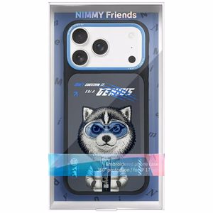 Nimmy Cool&Cute 2.0 Wolf Suojakuori iPhone 17 Pro:lle - Musta