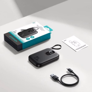 Ulkoinen akku Power Bank Joyroom JR-PBF18 22.5W Lightning-kaapelilla 10000mAh musta