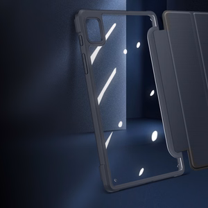 Dux Ducis Toby panssaroitu Flip Smart Case Realme Pad Mini musta