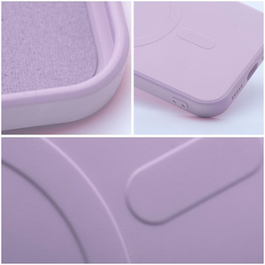 Silikoninen Mag Cover-suojakuori mallille iPhone 17 Pro / 18 Pro, MagSafe-yhteensopiva suurella kamera-aukolla – vaaleanpunainen