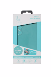 JM ANTI-BACTERIA TPU suojakuori Galaxy S24 FE läpinäkyvä