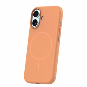 Silicone Thin Mag kotelo iPhone 17 6,3" karamelli