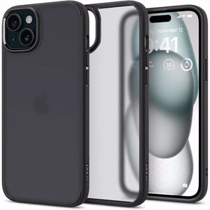 Spigen Ultra Hybrid suojakuori laitteelle iPhone 15 6.1", huurrettu musta