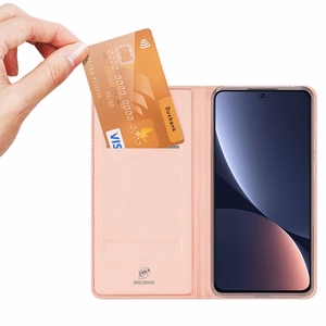 Dux Ducis Skin Pro Case Xiaomi 13 Flip Card Wallet Stand Pink