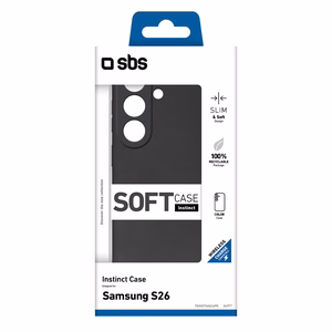 SBS Instinct suojakuori Samsung Galaxy S26:lle musta