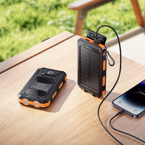 External battery Power Bank Hoco J164 Solar 10W 8000mAh black