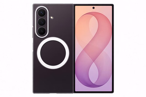 Samsung Clear Magnet Case for Samsung Galaxy Z Fold 8 Ultra 0.8 mm compatible with MagSafe + 2 pcs. anti-reflective film - transparent