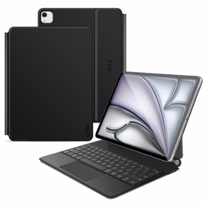 Tech-Protect Smartcase Magneettinen näppäimistolla iPad Pro 12.9 (2020/2021/2022) / 13 (2024/2025/2026):lle - musta