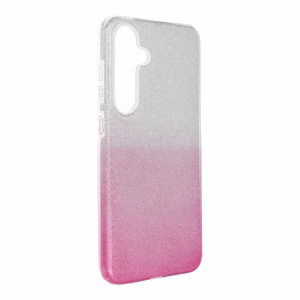 Case for Samsung S25 PLUS Shining transparent pink