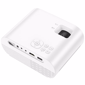 Hoco DT1 HD Ready -projektori Wi-Fi Bluetooth 720P valkoinen