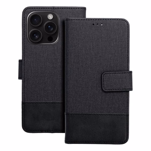 Flip-suojakuori iPhone 16 PRO:lle Gomma Book musta