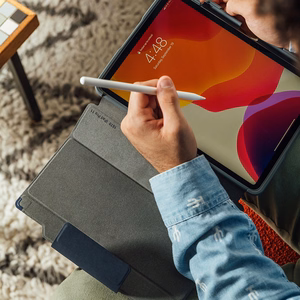 STM Dux Plus - kestävä suojakuori iPad 11" (2025) / 10.9" (2022) MIL-STD-810G Apple Pencil -pidikkeellä (musta) EDU/COM-versio